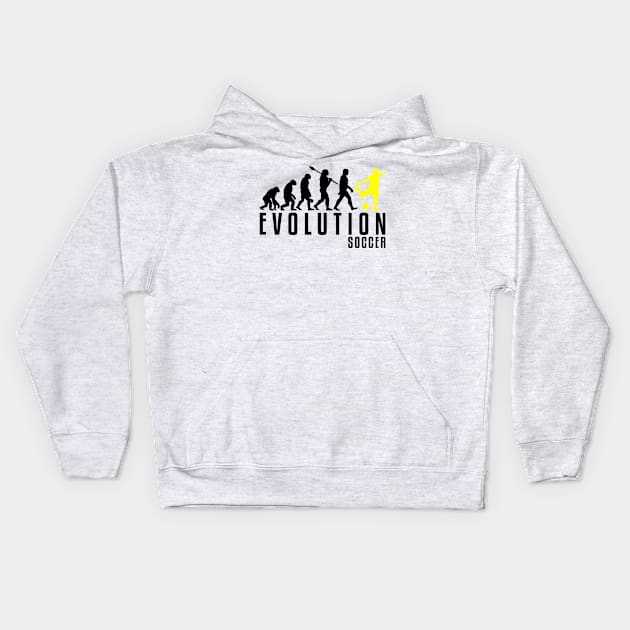 Soccer Evolution Kids Hoodie by songolas